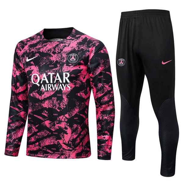 Sudadera De Training PSG 2022-2023 Rosa Gris